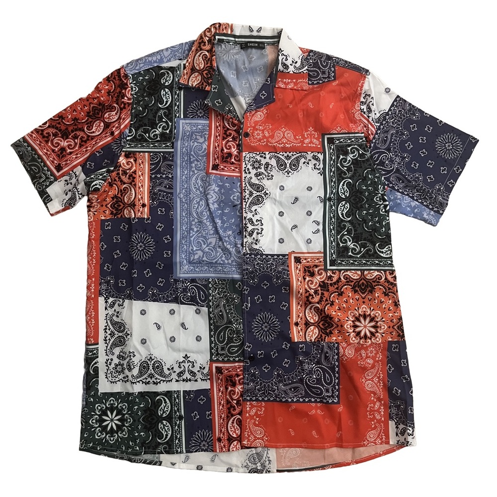 SHEIN button up top